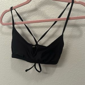 Black bikini top